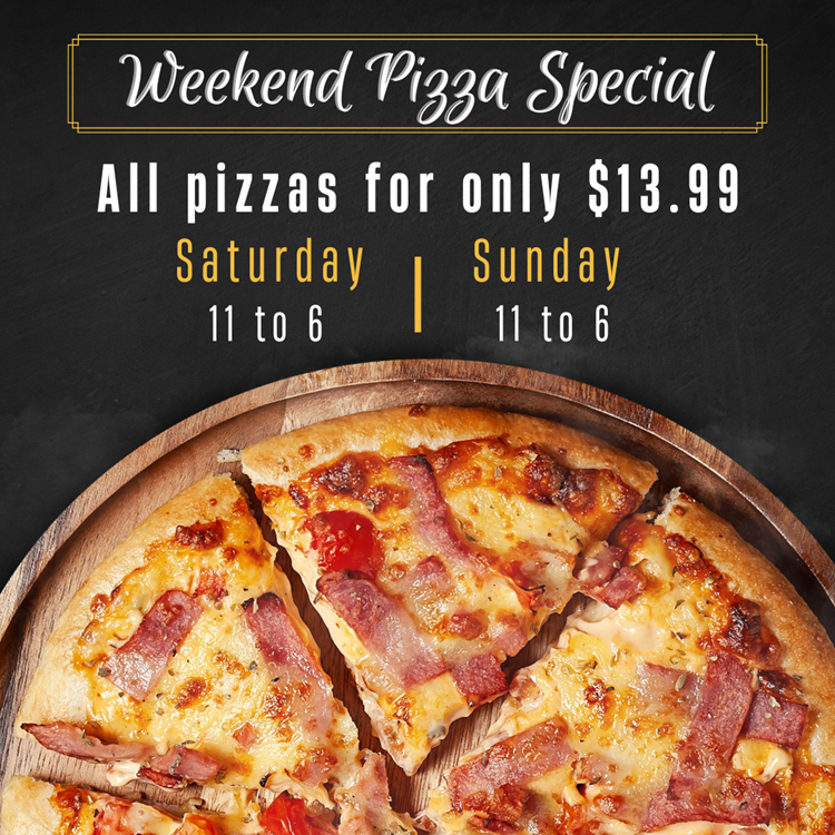 Weekend Pizza Specials